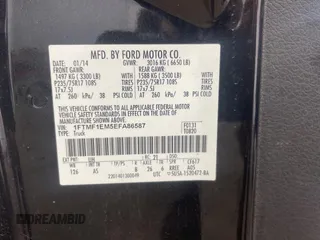 2014 Ford F-150 XL z VIN 1FTMF1EM5EFA86587, wystawiony jako Copart lot #64393115 z przebiegiem 165 549 mil mil oraz Czysty tytuł • Clean title. Historia ofert i sprzedaży dostępna na DreamBid. Obrazek 10.