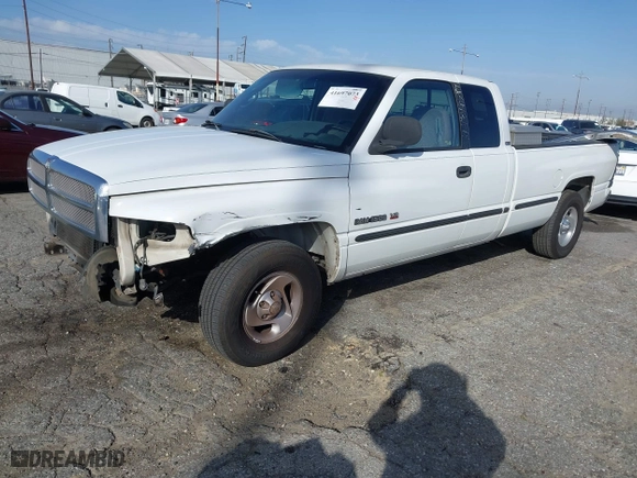 1999 Dodge Ram 1500 with VIN 1B7HC13Y4XJ627063, listed as a IAAI auction lot 41697073 with 206,776 mi miles. Bid and sale history available at carsss.com. Image 2.