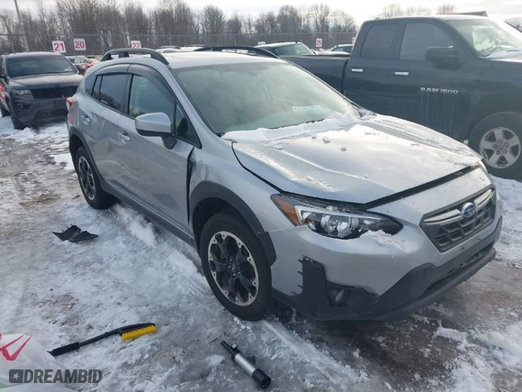 2021 Subaru Crosstrek Premium with VIN JF2GTAEC6M8394613, listed as a IAAI auction lot 41690540 with 55,989 mi miles. Bid and sale history available at carsss.com. Image 1.
