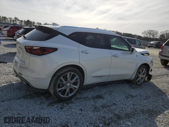 2020 Chevrolet Blazer Premier with VIN 3GNKBFRS4LS697221, listed as a Copart auction lot 88692065 with 65,048 mi miles and Salvage title. Bid and sale history available at DreamBid. Image 3.