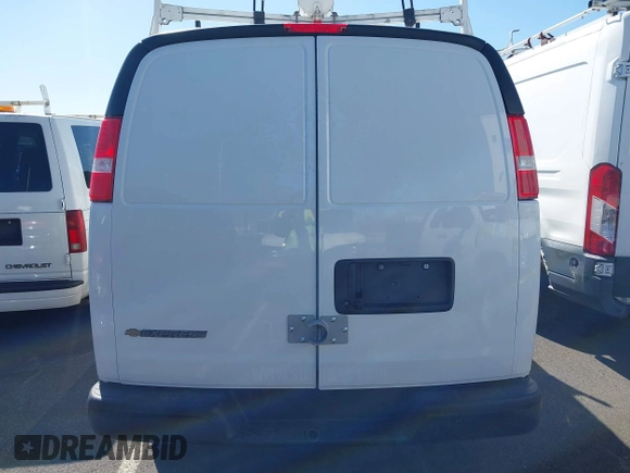 2024 Chevrolet Express Cargo with VIN 1GCWGAFPXR1274619, listed as a IAAI auction lot 41811735 with 11,970 mi miles and . Bid and sale history available at DreamBid. Image 16.