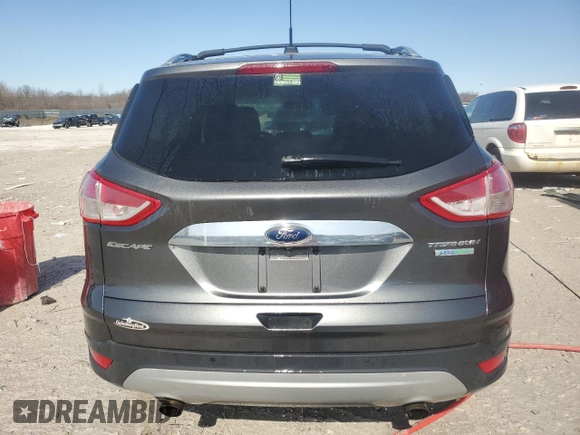 2016 Ford Escape Titanium with VIN 1FMCU0JX2GUA20567, listed as a Copart auction lot 48395825 with 209,786 mi miles and Clean Title. Bid and sale history available at carsss.com. Image 6.