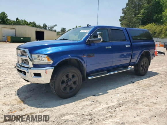 2015 Ram 2500 Laramie with VIN 3C6UR5FL5FG582579, listed as a Copart auction lot 58382715 with 128,605 mi miles and Salvage title. Bid and sale history available at DreamBid. Image 1.