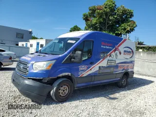 2016 Ford Transit Cargo z VIN 1FTYR2CM6GKB23836, wystawiony jako Copart lot #61241605 z przebiegiem 102 378 mil mil oraz Szkoda całkowita • Salvage title. Historia ofert i sprzedaży dostępna na DreamBid. Obrazek 1.