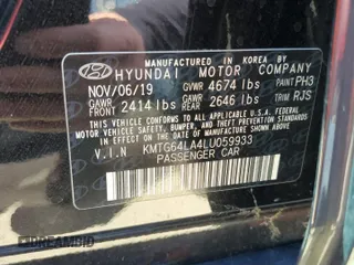2020 Genesis G70 2.0T with VIN KMTG64LA4LU059933, listed as a Copart auction lot 73786014 with 0 mi miles and Non Repairable. Bid and sale history available at carsss.com. Image 13.
