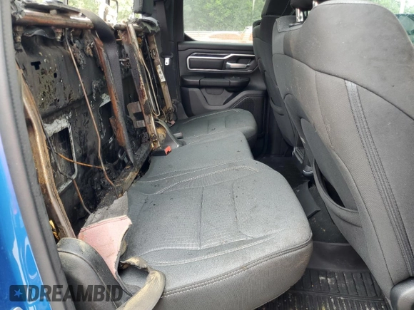 2022 Ram 1500 Big Horn with VIN 1C6SRFBT5NN202987, listed as a Copart auction lot 59354415 with Not provided miles and Non repairable. Bid and sale history available at DreamBid. Image 10.