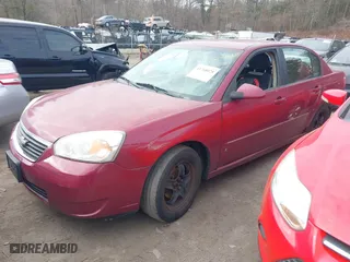 2006 Chevrolet Malibu LT w/0LT with VIN 1G1ZT51F96F119002, listed as a IAAI auction lot 41768028 with 192,410 mi miles. Bid and sale history available at carsss.com. Image 2.