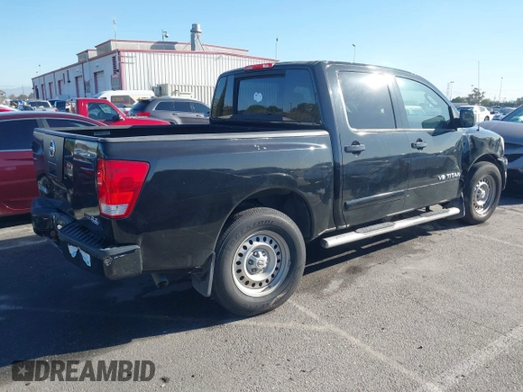 2010 Nissan Titan SE with VIN 1N6BA0EK8AN326047, listed as a IAAI auction lot 41820275 with 132,774 mi miles. Bid and sale history available at carsss.com. Image 4.