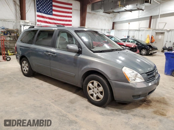 2009 Kia Sedona LX with VIN KNDMB233X96300720, listed as a Copart auction lot 52724825 with 134,502 mi miles and Clean Title. Bid and sale history available at carsss.com. Image 4.