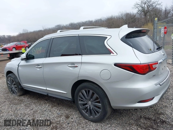 2016 Infiniti QX60 with VIN 5N1AL0MM8GC518533, listed as a IAAI auction lot 41947606 with 100,185 mi miles and . Bid and sale history available at DreamBid. Image 15.