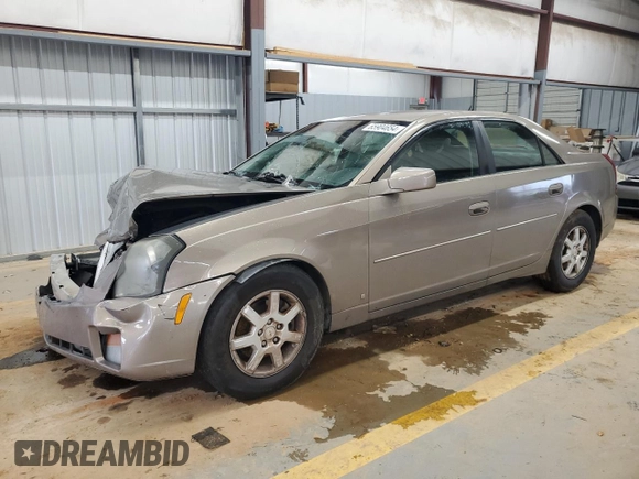 2007 Cadillac CTS with VIN 1G6DM57T970152651, listed as a Copart auction lot 65904654 with 0 mi miles and Salvage Title. Bid and sale history available at carsss.com. Image 1.