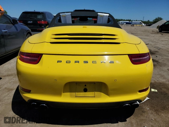 2012 Porsche 911 991 Carrera with VIN WP0CA2A96CS140582, listed as a Copart auction lot 58090164 with 80,447 mi miles and Salvage Title. Bid and sale history available at carsss.com. Image 6.