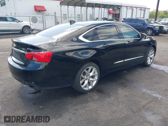 2017 Chevrolet Impala Premier with VIN 1G1145S33HU116013, listed as a IAAI auction lot 42157738 with 153,198 mi miles and . Bid and sale history available at DreamBid. Image 4.
