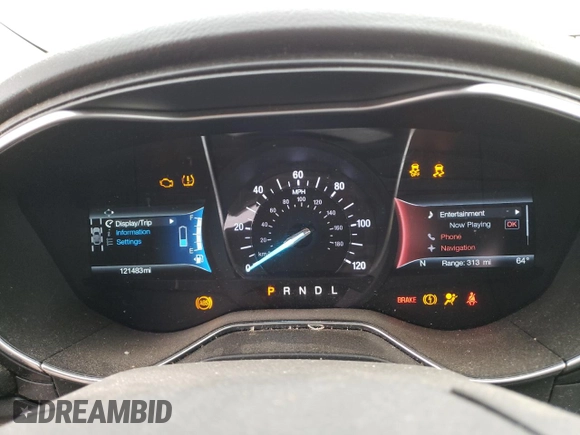 2018 Ford Fusion Energi Titanium with VIN 3FA6P0SU8JR246310, listed as a Copart auction lot 44064763 with 121,483 mi miles. Bid and sale history available at carsss.com. Image 9.