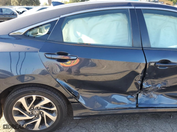 2017 Honda Civic Sedan EX with VIN 2HGFC2F73HH560525, listed as a Copart auction lot 48516005 with 64,686 mi miles and Salvage Title. Bid and sale history available at carsss.com. Image 10.