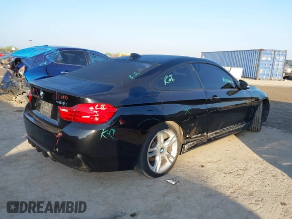 2015 BMW 4 Series 428i с VIN WBA3N3C52FK231502, выставлен на аукционе IAAI как лот 41879256 с пробегом 142 069 миль миль и . История ставок и продаж доступна на DreamBid. Изображение 4.