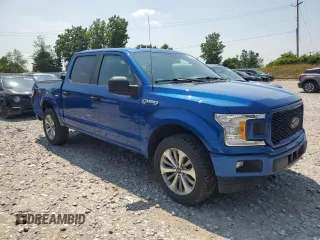 2018 Ford F-150 XL with VIN 1FTEW1EP4JFC94209, listed as a Copart auction lot 65153355 with 87,866 mi miles and Clean title. Bid and sale history available at DreamBid. Image 4.
