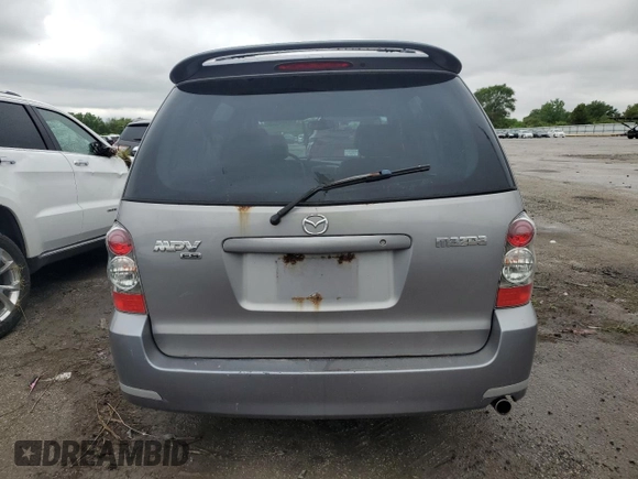 2005 Mazda MPV LX z VIN JM3LW28J550552600, wystawiony jako Copart lot #57882775 z przebiegiem 211 203 mil mil oraz Tytuł czysty. Historia ofert i sprzedaży dostępna na DreamBid. Obrazek 6.