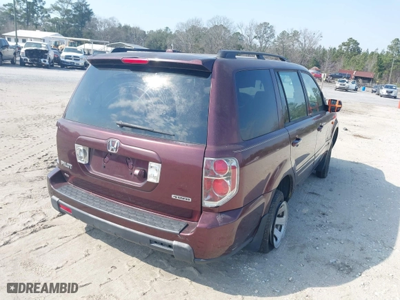 2007 Honda Pilot EX-L with VIN 5FNYF18747B008204, listed as a IAAI auction lot 41668603 with 223,213 mi miles. Bid and sale history available at carsss.com. Image 4.