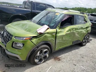 2024 Hyundai Venue SEL with VIN KMHRC8A33RU314930, listed as a Copart auction lot 55041025 with 8,100 mi miles and Salvage title. Bid and sale history available at DreamBid. Image 1.