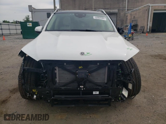 2023 Mercedes-Benz GLS 450 with VIN 4JGFF5KE4PA989645, listed as a Copart auction lot 52894384 with 5,365 mi miles and . Bid and sale history available at DreamBid. Image 5.