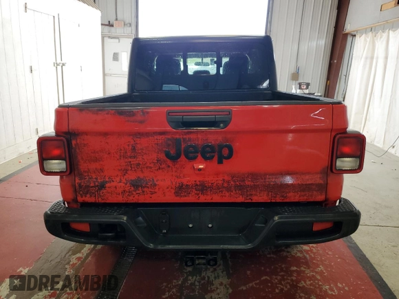 2023 Jeep Gladiator Sport S с VIN 1C6HJTAG5PL521017, выставлен на аукционе Copart как лот 56530235 с пробегом 54 751 миль миль и Чистый • Clean title. История ставок и продаж доступна на DreamBid. Изображение 6.