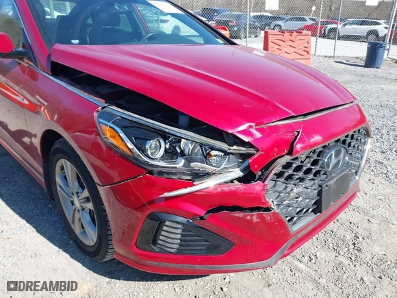 2018 Hyundai Sonata SEL with VIN 5NPE34AF5JH700978, listed as a IAAI auction lot 41901786 with 44,624 mi miles. Bid and sale history available at carsss.com. Image 6.