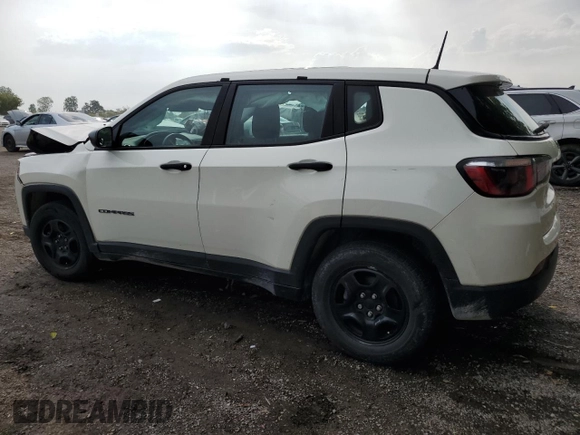 2017 Jeep Compass Sport with VIN 3C4NJCAB6HT632763, listed as a Copart auction lot 69117274 with Not Provided miles and Salvage Title. Bid and sale history available at carsss.com. Image 2.