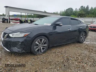 2020 Nissan Maxima SV with VIN 1N4AA6CVXLC366441, listed as a Copart auction lot 54850255 with 127,641 mi miles and Salvage title. Bid and sale history available at DreamBid. Image 1.