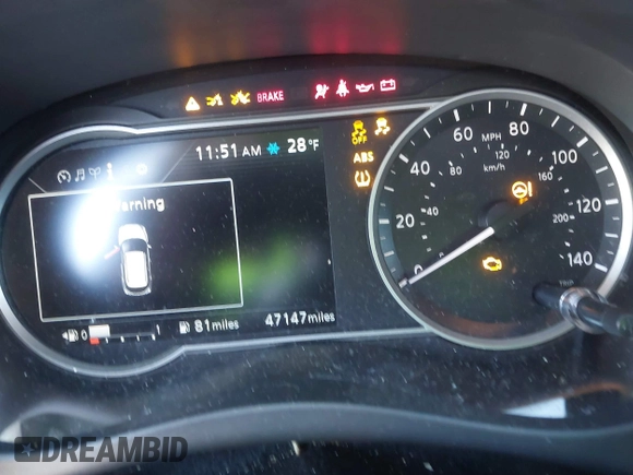 2020 Nissan Kicks SR with VIN 3N1CP5DV7LL535557, listed as a IAAI auction lot 41384085 with 47,147 mi miles. Bid and sale history available at carsss.com. Image 7.