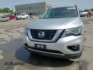 2018 Nissan Pathfinder Platinum with VIN 5N1DR2MM5JC665603, listed as a Copart auction lot 58505055 with 157,836 mi miles and Salvage title. Bid and sale history available at DreamBid. Image 14.