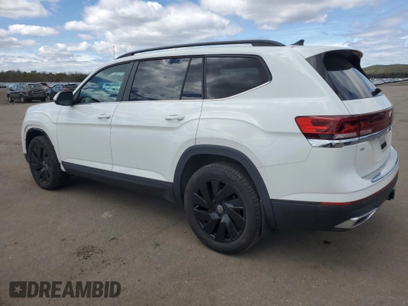 2024 Volkswagen Atlas SE z VIN 1V2HR2CA0RC607843, wystawiony jako Copart lot #53582965 z przebiegiem 10 417 mil mil oraz Szkoda całkowita • Salvage title. Historia ofert i sprzedaży dostępna na DreamBid. Obrazek 2.