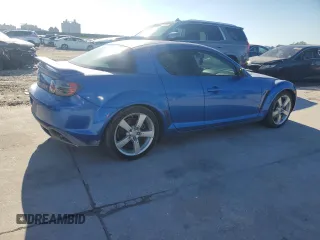 2005 Mazda RX-8 with VIN JM1FE173950146017, listed as a Copart auction lot 81470144 with 65,819 mi miles and Clean Title. Bid and sale history available at carsss.com. Image 3.