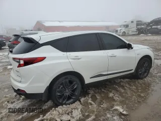 2021 Acura RDX w/A-Spec Package with VIN 5J8TC2H60ML801879, listed as a Copart auction lot 84137454 with 0 mi miles and Clean Title. Bid and sale history available at carsss.com. Image 3.