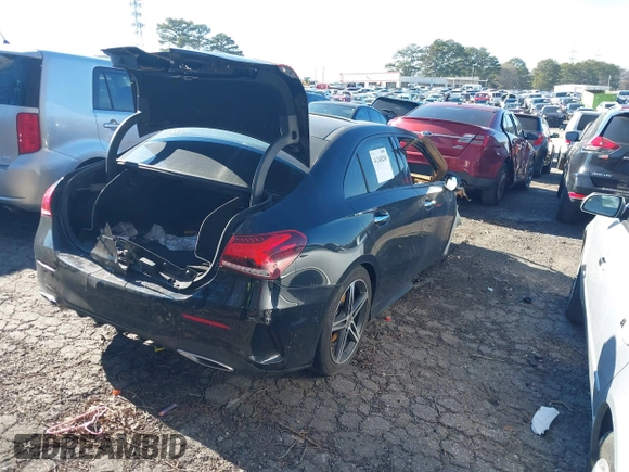 2019 Mercedes-Benz A 220 with VIN WDD3G4FB8KW021807, listed as a IAAI auction lot 41248260 with Not Provided miles and . Bid and sale history available at DreamBid. Image 4.