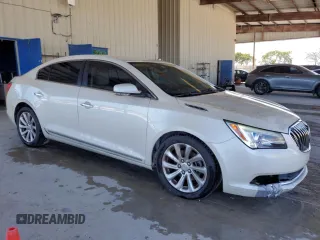 2014 Buick LaCrosse Leather with VIN 1G4GB5G35EF169288, listed as a Copart auction lot 46922035 with 115,732 mi miles and Salvage Title. Bid and sale history available at carsss.com. Image 4.
