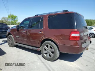 2008 Ford Expedition Limited with VIN 1FMFU19558LA46223, listed as a Copart auction lot 53288565 with 274,586 mi miles and Salvage title. Bid and sale history available at DreamBid. Image 2.