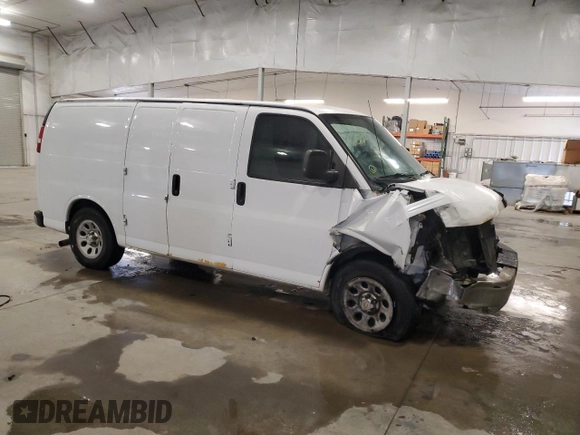 2013 Chevrolet Express Cargo Van with VIN 1GCSGAFX6D1173794, listed as a Copart auction lot 44652055 with 113,044 mi miles and Salvage Title. Bid and sale history available at carsss.com. Image 4.