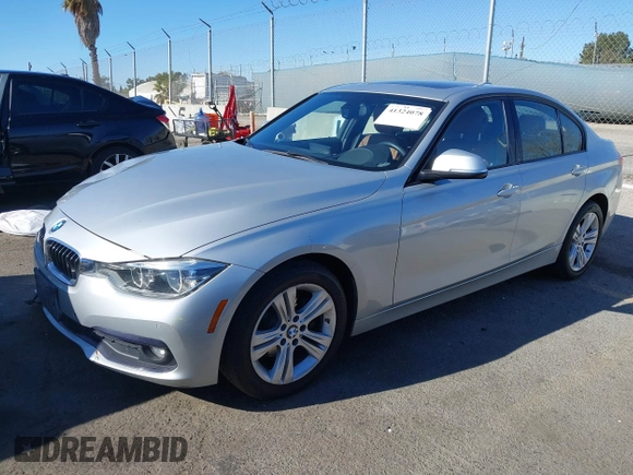 2016 BMW 3 Series with VIN WBA8F1C51GK438486, listed as a IAAI auction lot 41324078 with 80,321 mi miles and . Bid and sale history available at DreamBid. Image 18.