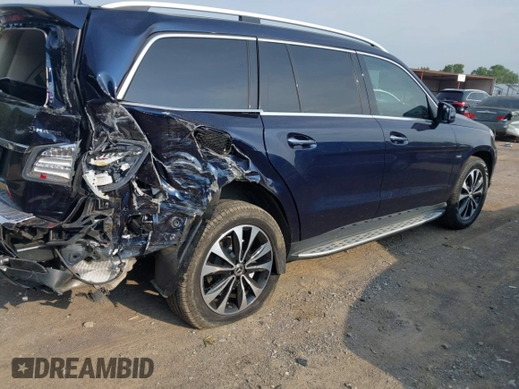2019 Mercedes-Benz GLS 450 with VIN 4JGDF6EE1KB224162, listed as a IAAI auction lot 42298278 with 42,126 mi miles and . Bid and sale history available at DreamBid. Image 4.