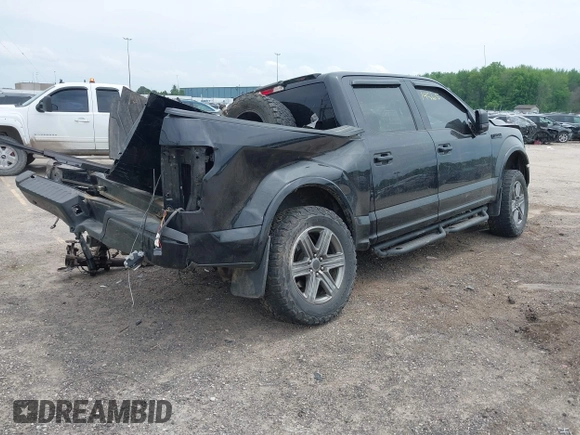 2020 Ford F-150 XL with VIN 1FTEW1E58LFA01235, listed as a IAAI auction lot 42414565 with 68,242 mi miles and . Bid and sale history available at DreamBid. Image 4.