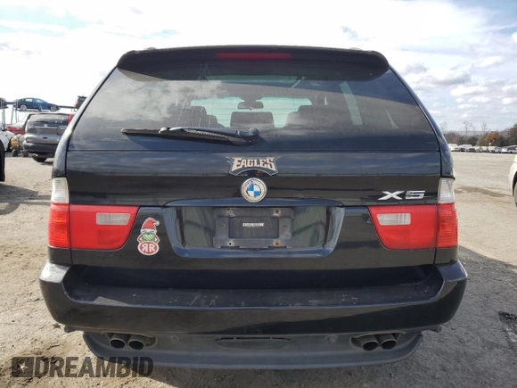 2006 BMW X5 4.4i with VIN 5UXFB535X6LV23377, listed as a Copart auction lot 78109944 with 0 mi miles and Salvage Title. Bid and sale history available at carsss.com. Image 6.