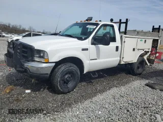 2002 Ford F-350 with VIN 1FDSF35F52EB01591, listed as a Copart auction lot 48350595 with 233,914 mi miles and Salvage title. Bid and sale history available at DreamBid. Image 1.