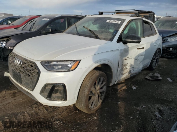 2021 Audi SQ5 Premium Plus with VIN WA1B4AFY1M2028832, listed as a Copart auction lot 78438603 with 28,321 mi miles and . Bid and sale history available at DreamBid. Image 1.