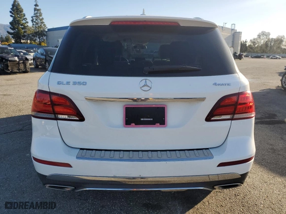 2017 Mercedes-Benz GLE with VIN 4JGDA5HB9HA816658, listed as a Copart auction lot 49456985 with 52,530 mi miles and Salvage Title. Bid and sale history available at carsss.com. Image 6.