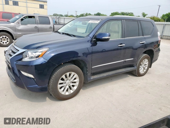2019 Lexus GX 460 z VIN JTJBM7FX7K5234228, wystawiony jako Copart lot #57353225 z przebiegiem 44 245 mil mil oraz Szkody całkowita. Historia ofert i sprzedaży dostępna na DreamBid. Obrazek 1.