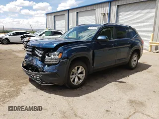 2018 Volkswagen Atlas S z VIN 1V2GR2CAXJC522296, wystawiony jako Copart lot #56241685 z przebiegiem 36 271 mil mil oraz Szkoda całkowita • Salvage title. Historia ofert i sprzedaży dostępna na DreamBid. Obrazek 1.
