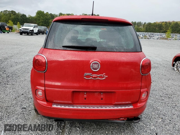2014 FIAT 500L Easy with VIN ZFBCFABH0EZ028603, listed as a Copart auction lot 72855754 with 35,066 mi miles and Salvage Title. Bid and sale history available at carsss.com. Image 6.