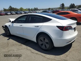 2023 Tesla Model 3 с VIN 5YJ3E1EA3PF575985, выставлен на аукционе Copart как лот 56001075 с пробегом 54 640 миль миль и Списание • Salvage title. История ставок и продаж доступна на DreamBid. Изображение 2.