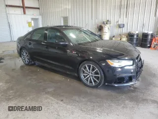 2017 Audi A6 Prestige with VIN WAUH2AFC8HN076999, listed as a Copart auction lot 49725635 with 0 mi miles and Salvage Title. Bid and sale history available at carsss.com. Image 4.